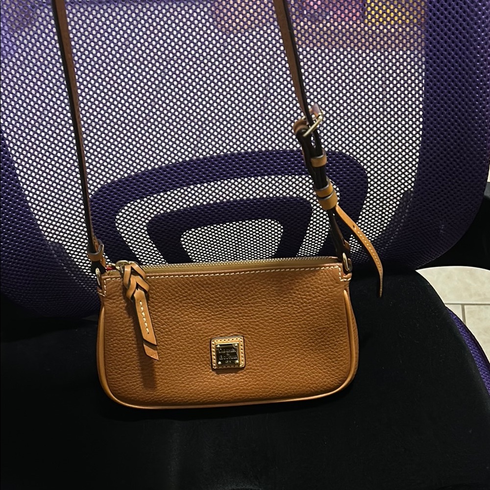 Dooney & Bourke Tan Leather Crossbody Bag